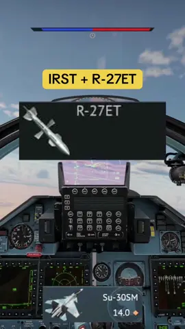 Su-30 Hunting F-18 using IRST + R-27ET #war #thunder #warthunder #warthundertiktok #aviation #warthunderaviation 