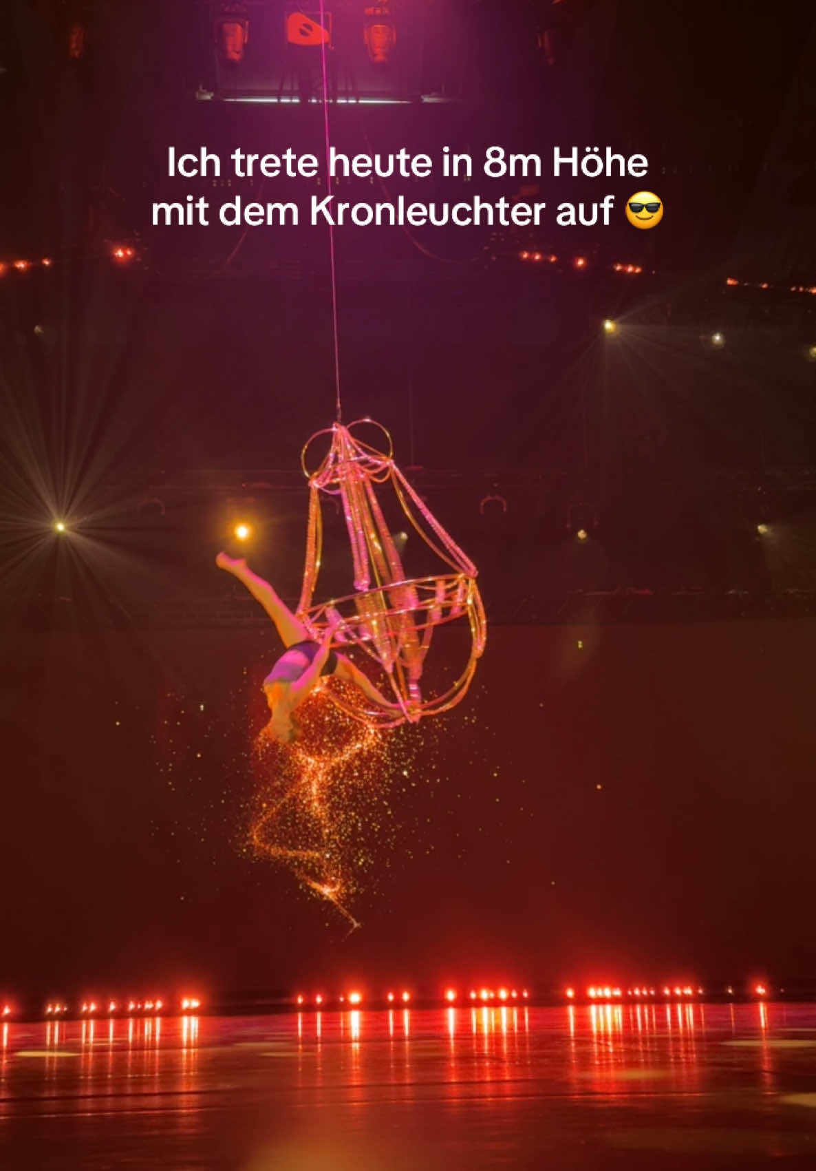 Die Proben mit dem Kronleuchter sind super gelaufen 🥹🤗💎 