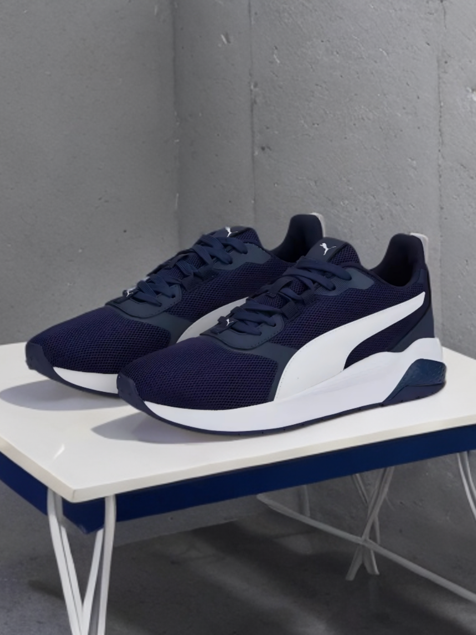 PUMA Sepatu Sneaker Anzarun FS Renew Peacoat-White #puma #sepatu #sneakers ##premium #brand #puma #original #rekomendasi #fashion #viral #fyp #foryou #foryoupage #fypシ゚ 