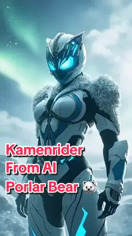 AI Yuri / Henshin Style.Polar Bear 🐻‍❄️ #kamenrider #ai #Ai_Yuri #คาเมนไรเดอร์ #แปลงร่าง #เทรนวันนี้ 