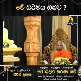 මේ ධර්මය ඔබ වෙතටයි! ශාද්ධාවෙන් අහන්න. 🌹🙏 #viral #slbuddhist #slviral #fyp #buddhism #dharmaya #ධර්මාලෝක #ඒහිපස්සිකෝ #Dharmaloka #srilankanbuddhist 
