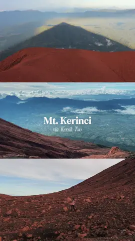Akhirnyaaa! Atap Sumatra Gunung Kerinci, Kayak di Planet Mars 👀🪐 #kerinci #gunungkerinci #kerincijambi #kayuaro #travelvlog #traveltiktok #exploregunung #gunungindonesia #jambi