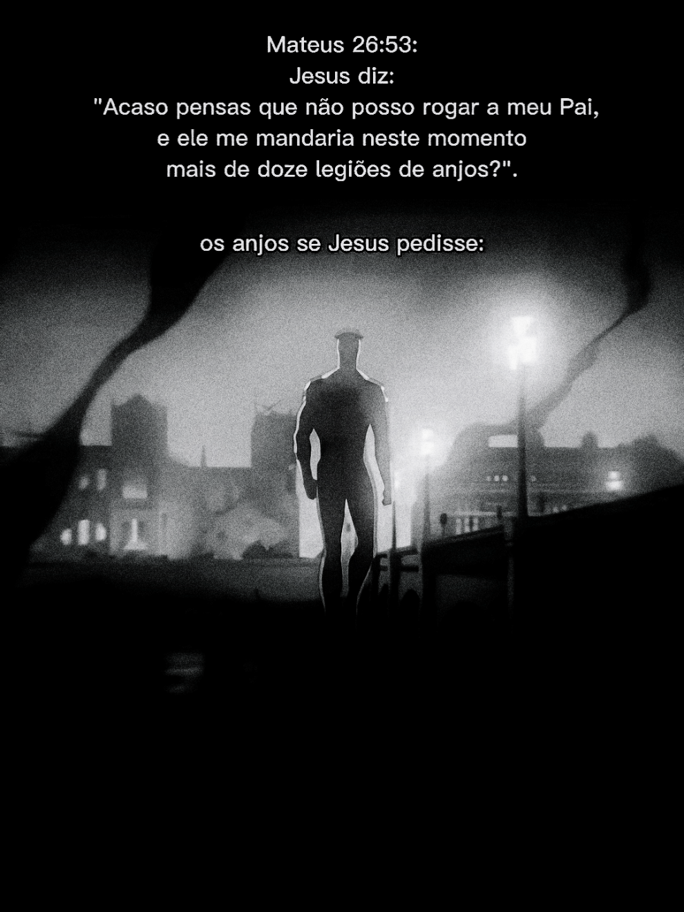 Os anjos se Jesus pedisse