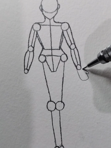 draw body full tutorial#draw #sketch #drawings #tutorial #sketchbook #artist 