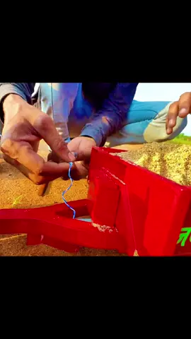 John Deere tractor Mini John Deere tractor With Hydrolic Jeck Tralle Test Jeck Up#chatpattoytv #chatpattoytv1 #fyp 