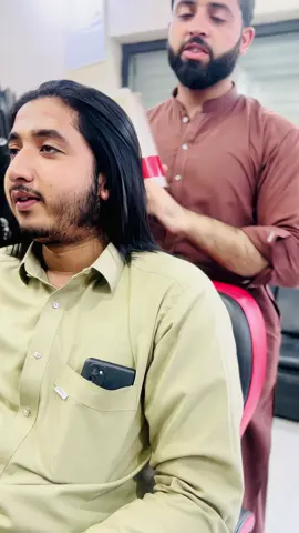 Vk Keratine Treatment 💈#keratintreatment #fyp #classictrimssalon #keratin #viral_video #foryou #rebonding #gromyaccount #foru #support #pabbisalon 