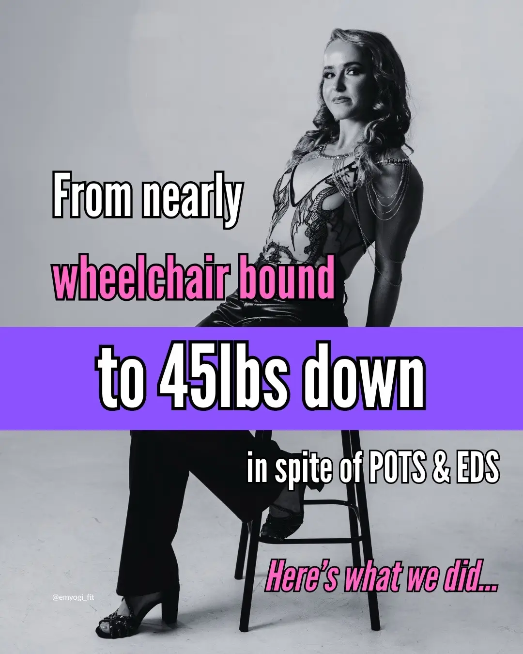 When you take a bottom up approach to health you get to release weight & chronic pain simultaneously. This witch thought she was doomed to end up in a wheelchair for the rest of her life if she didn’t lose weight. Problem is, she’d been trying to lose weight for 4 years, but had still been GAINING.  Between EDS & POTS she was finding it even difficult to walk a mile on her treadmill, so weight loss seemed impossible.  This program was a crazy, intuitive last ditch effort to take back her life. She didn’t ask me a single question before joining, she just paid. Some people in my programs enjoy being able to ask questions & have more hands on support. Some clients, like this one, just move & implement in silence—shocking the hell out of me 11 months later with their results like *surprise!*  Now she’s walking, working out, her pain has lessened, & the threat of a wheelchair is no longer hanging over her head. Results like this come from a willingness to take action. Whether that action is coming to calls or just putting your head down & taking action on the modules. They require you to be the kind of person who trusts your intuition & make moves in alignment with your future self. Head to my bio & select the Warrior Goddess Program. Read the hundreds of testimonials, watch the case studies on my podcast. And then jump in. I’ll see you in the program… or not, maybe you’ll just surprise me too in a year. 😏