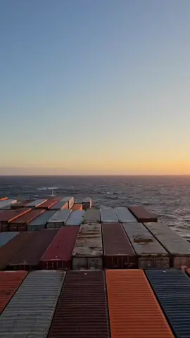 Sunset where the oceans meet. Cape Agulhas, the southern most tip of Africa, marks our halfway point for the voyage. 5300 more miles to go to Morocco.  With a fair gale blowing, the Cape of Storms area attempts to live up to its moniker. #captainmark #shiptok 