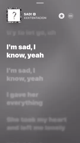 I’m sad, I know #fypviralシ #sad #xxxtentación #sadiknowyeah #fypviralシ #emotionallyrics #applemusic #xxxtеntacion #ripxxtentaction 