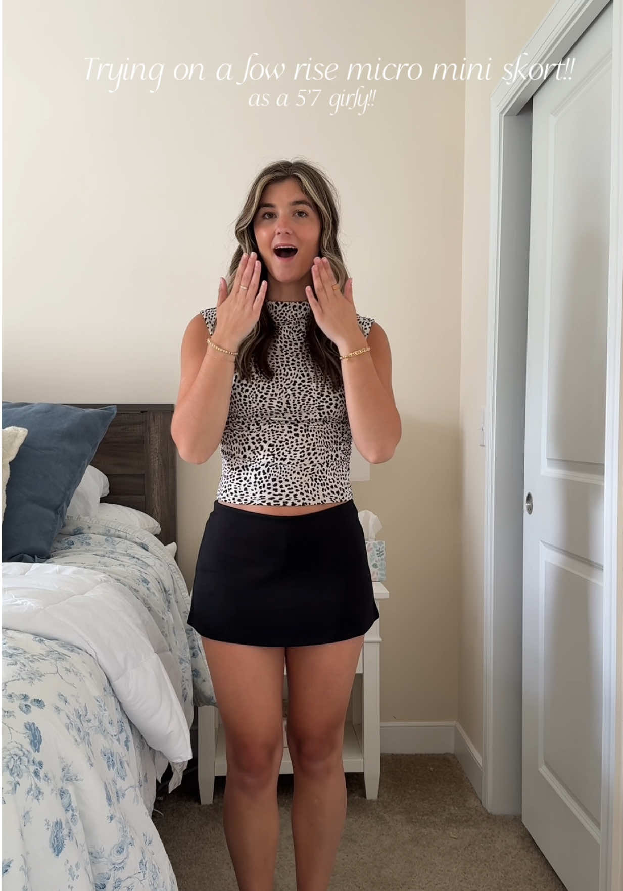 I can’t believe this low rise micro mini skort fit me as a tall girly!! 🤗 It’s super stretchy with built in shorts! Shop below!! @AnotherChill #anotherchill #skort #micro #lowrise #tiktokshop #tiktokshopfinds #dealsforyoudays #deals #style #fyp #ttshopdeals #ttshop #trending #outfit #outfitinspo 