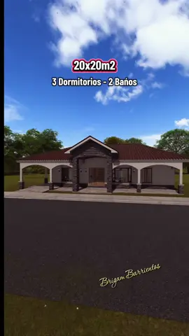 PRECIOSA CASITA con Corredores .  3 Dormitorios, 2 Baños y mucho más.  Feliz de ayudar a nuestros clientes a visualizar antes de invertir.  💬 Escríbenos hoy para empezar tu proyecto de diseño.  📲 Contáctanos por WhatsApp: +1 2404222332.   O entra a nuestra biografía y escríbenos directo. ¡Estamos aquí para ti! #casas #planos #planosarquitectonicos #Home #design #diseños #PlanosDeCasas #CasasModernas #DiseñoDeCasasLatinos #BrigamBarrientos #DiseñosPersonalizados #ELE83NDesign #latinosenusa🇺🇸 #latinos @brigambarrientos 