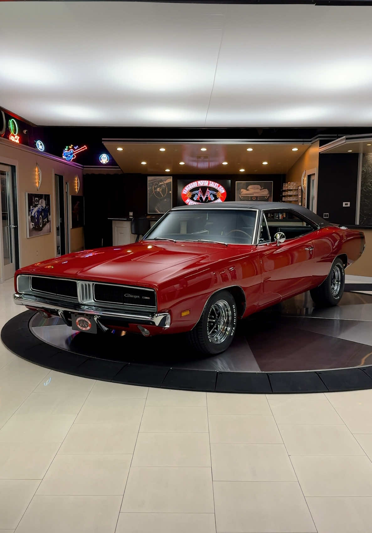 Check out this 1969 Dodge Charger equipped with the very rare moon roof option! 😍🔥 Available Now!