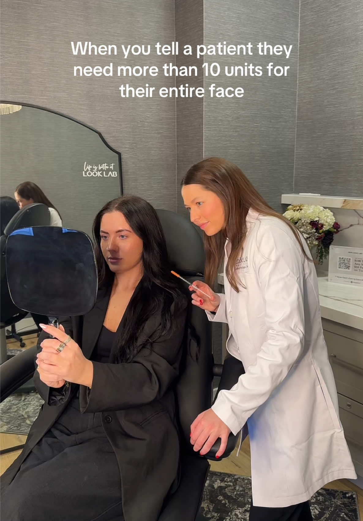 Sometimes the truth hurts….🤷‍♀️😂 @Jordan | Denver Aesthetic PA  #MedSpa #MedSpaLife #Botox #Filler 