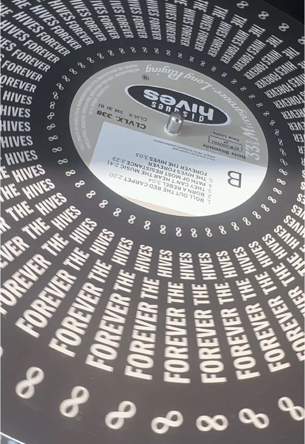 NEW DROP! ‘The Hives Forever, Forever The Hives’ gets a zoetrope picture disc release with Blood Records, limited to 2,000 copies and hand-numbered to order.
