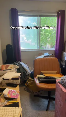There’s still a lot to do but it’s SO MUCH BETTER #fyp #cleaning #cleaningtiktok #organize #organization #roommakeover #transformation  #homeorganization #organizationtips #cleaninghacks #homedecor #office 