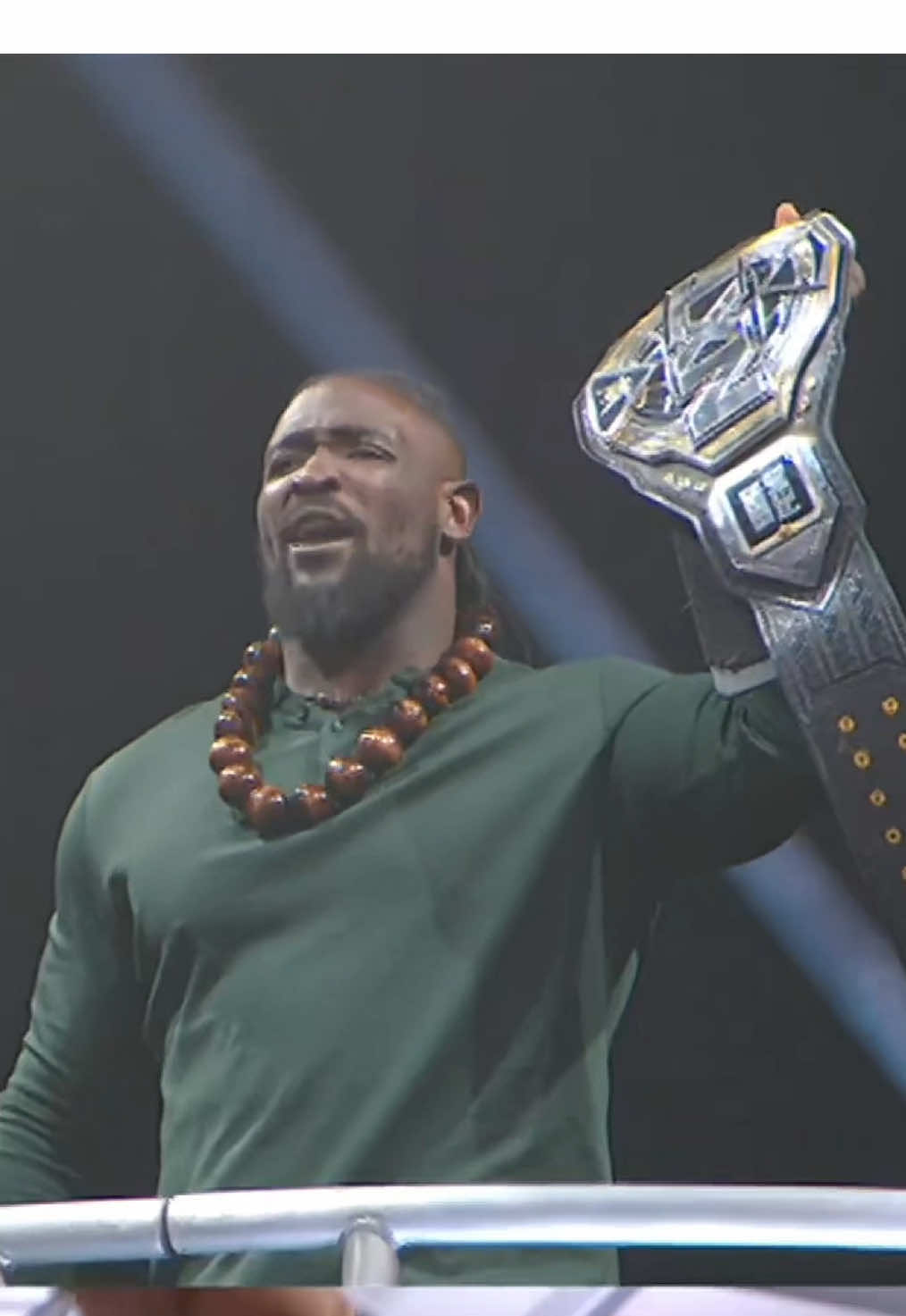 Bro really said don’t try that again 😅👀 #WWENXT #WWE #ObaFemi #JasperTroy 