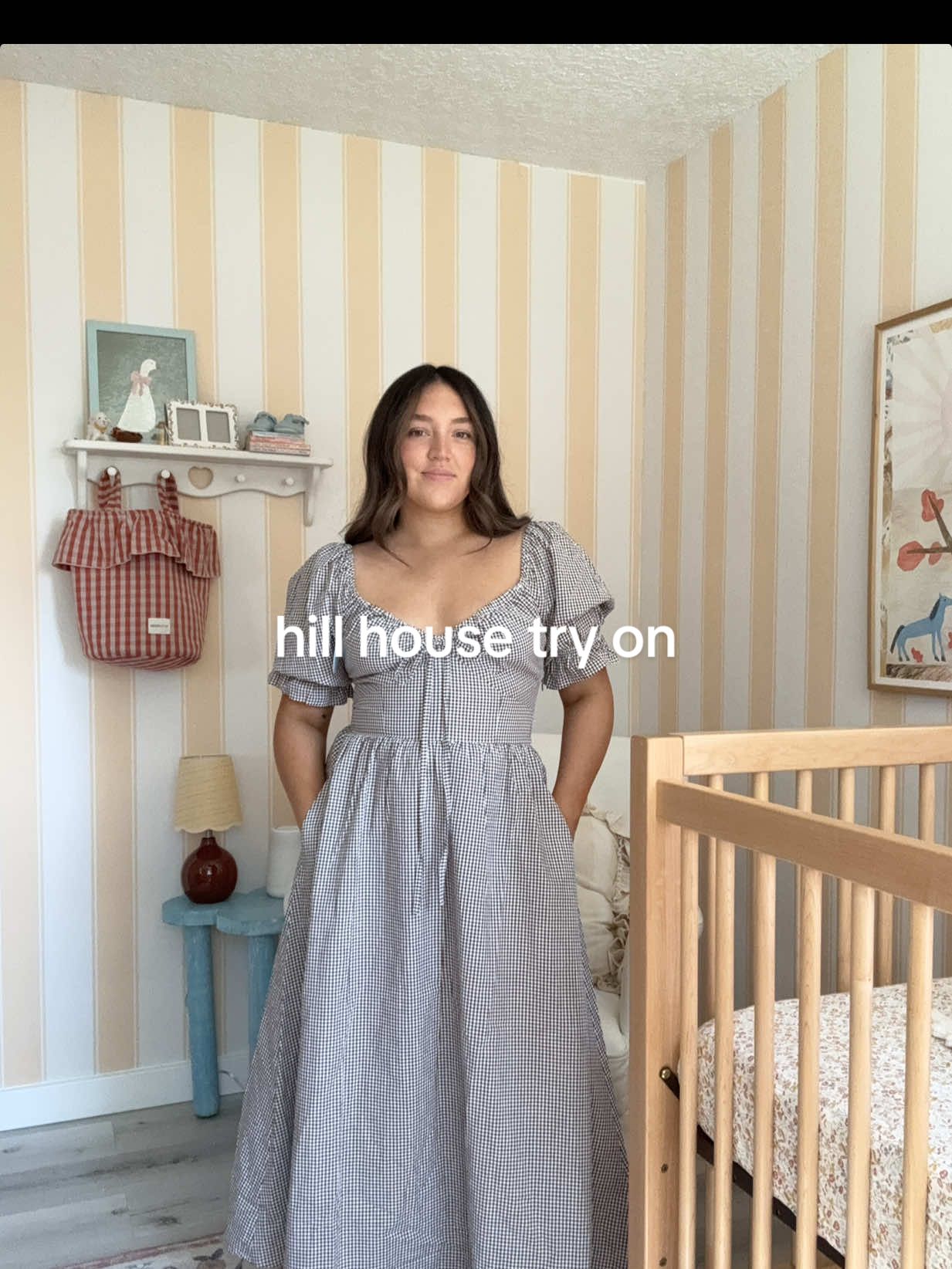 she’s perfect!! #dress #tryon #opheliadress @Hill House 