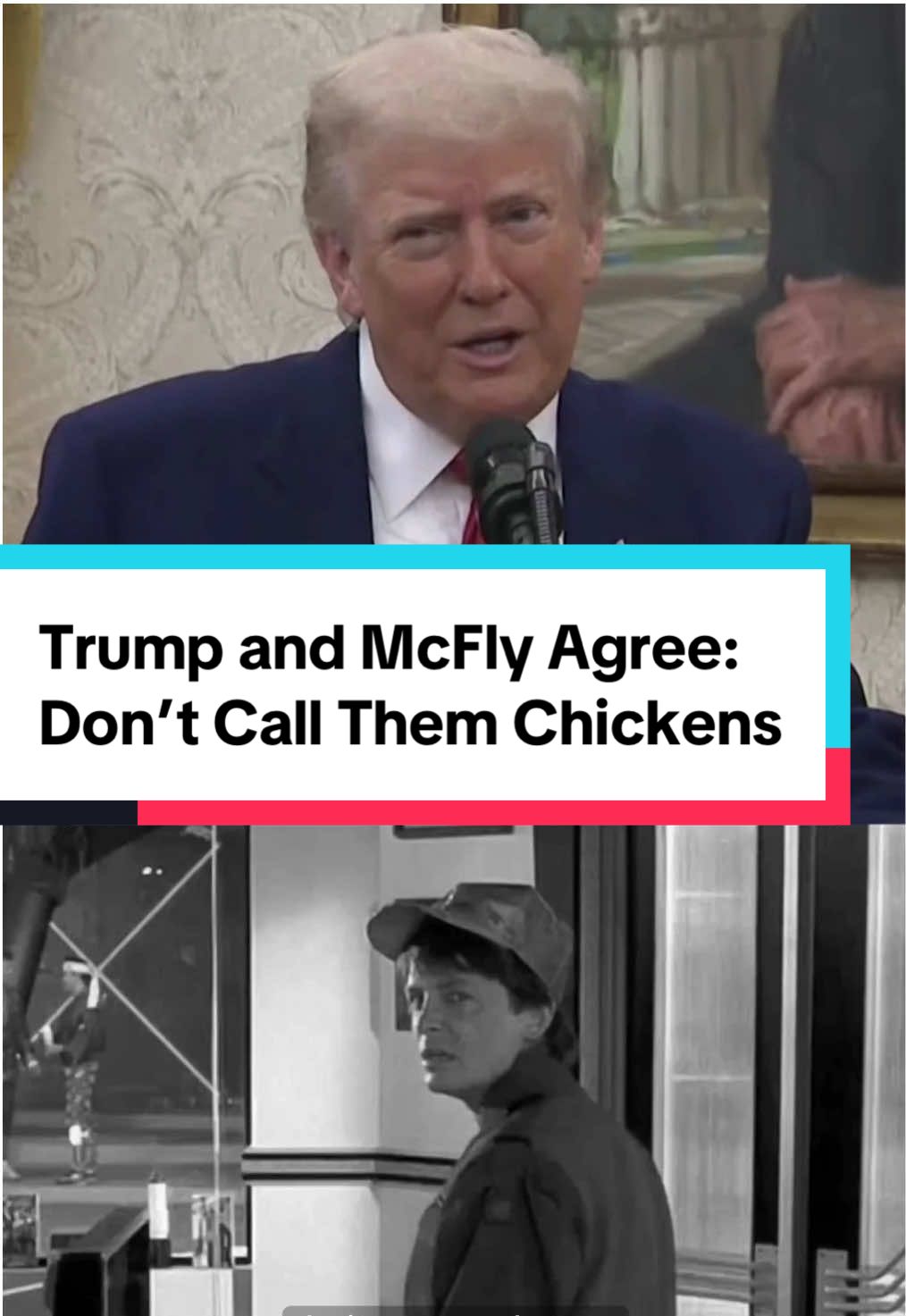 Trump’s press conference escalated faster than 88 mph #backtothefuture #trump #tariffs #taco #funny #wallstreet #economy #movieclips #fyp #news #politics #political #politicalnews #politicaltiktok 