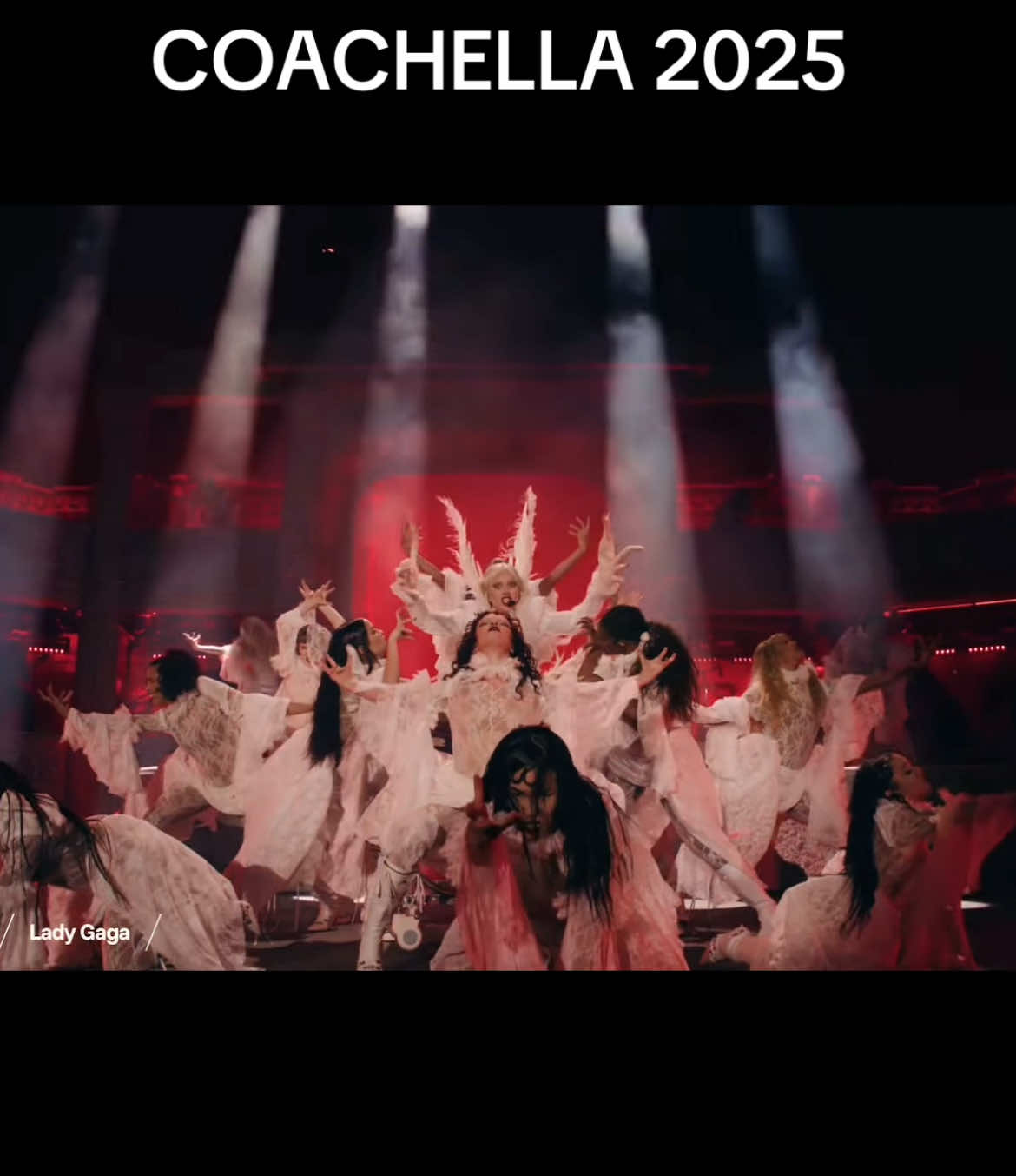 @ladygaga performs bad romance live at COACHELLA 2025 #mayhem #gaga #mothermonster #badromance #fyp #pawsup 