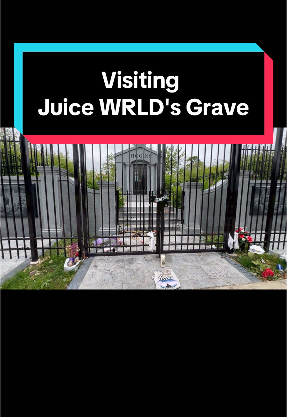 Visiting Juice WRLD's Grave #juicewrld #grave #cemetery #graveyard #ripjuicewrld #999 #999wrld #gravetok #cemeterytok #fyp #fy 