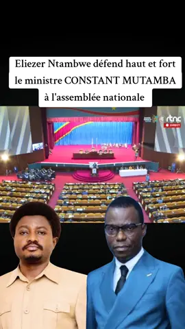 Eliezer Ntambwe défend haut et fort le ministre CONSTANT MUTAMBA à l'assemblée nationale #constant #mutamba #constantmutamba #eliezer #ntambwe #assemblee #nationale #rdcongo🇨🇩 #kinshasa🇨🇩 