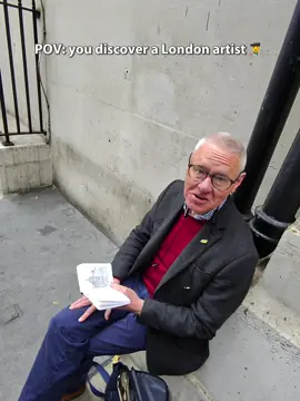 I found an artist in London #pov #oshu 