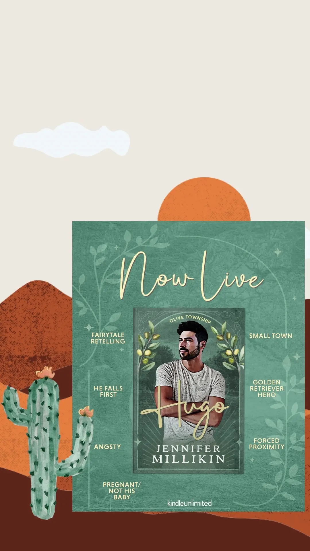 Swipe Right for my ARC Review! ✨ NOW LIVE ✨ Say hello to Hugo by @jenmillwrites — a swoony new small-town romance that’s everything your book-loving heart needs 💚 Who couldn’t love a sweet golden-retriever olive farmer!? 🫒 Olive Township is calling with: 📚 Fairytale retelling vibes 💘 He falls first (cue the swoon) 🐾 Golden retriever hero energy 👶 She’s pregnant… but it’s not his 🏡 Forced proximity + angst = YES 🌿 And did I mention it’s on Kindle Unlimited? Perfect for fans of heartfelt romance, emotional depth, the sweetest small-town settings, and even a little murder mystery! Thank you so much @valentine_pr_ for this ARC and I’m so excited it’s released so everyone can fall in love with Hugo with me! #NowLive #HugoByJenniferMillikin #OliveTownshipSeries #RomanceBooks #BookTok #SmallTownRomance #FairytaleRetelling #GoldenRetrieverHero #PregnancyTrope #HeFallsFirst #KindleUnlimited #BookRelease #AngstyRomance #ForcedProximity #jennifermillikin #valentineprlm 