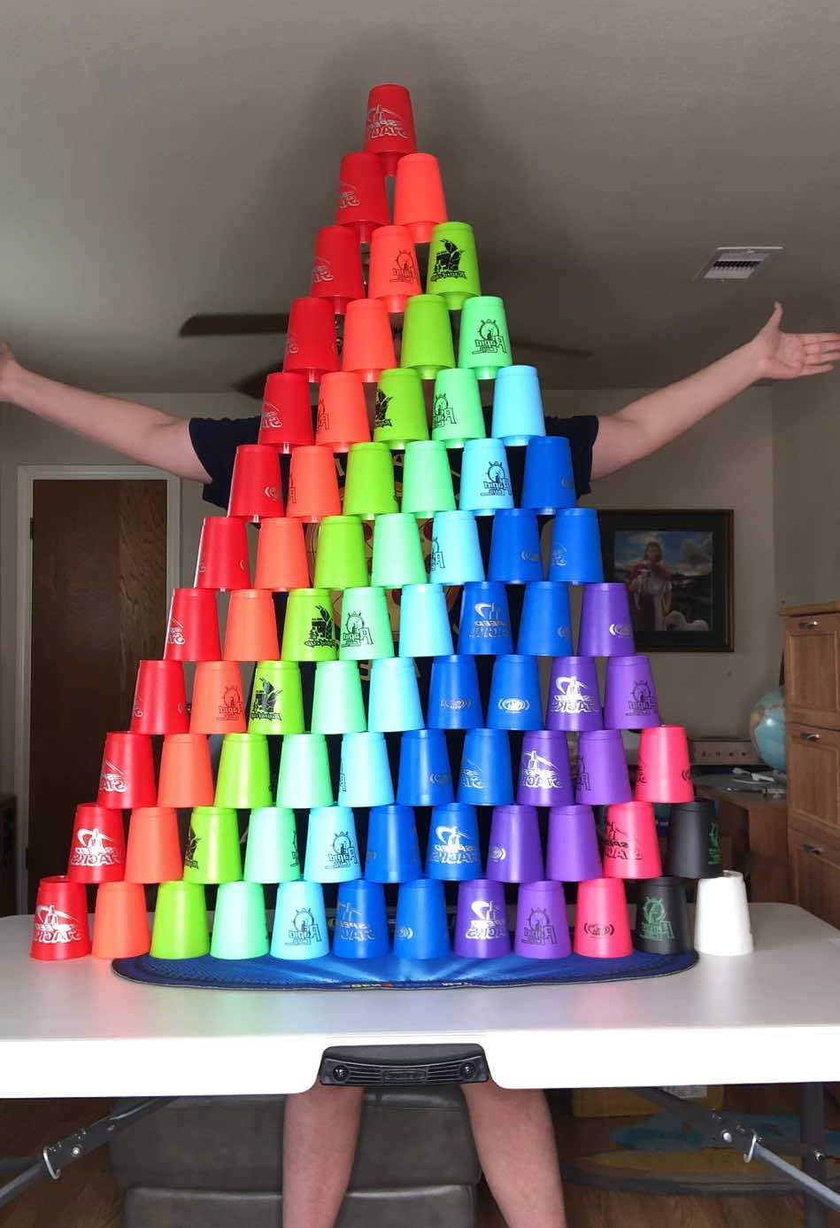 All Of My Cup Sets #rainbow #cupstacking #speedstacks #rapidcups #seanhensley