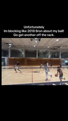We not playing over here #fyp #eliteballknowledge #blockedbyjames 