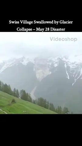 On May 28, the Alpine village of Blatten in Switzerland was buried under a massive landslide after a huge section of the Birch Glacier collapsed. Nearly 90% of the village was destroyed.  Fortunately, all 300 residents had been evacuated days earlier—but one man remains missing.  Experts blame climate change for the glacier's instability. Footage shows the raw power of nature as ice, mud, and rock tore through the mountainside.  A blocked river now threatens to flood the area. #Switzerland #Avalanche #GlacierCollapse #Blatten #ClimateCrisis #NaturalDisaster #BreakingNews #SwissAlps #EnvironmentalCrisis #TikTokNews #GlacierMelt #RescueEfforts #May2025 #TysonomoMultimedia #fyp 