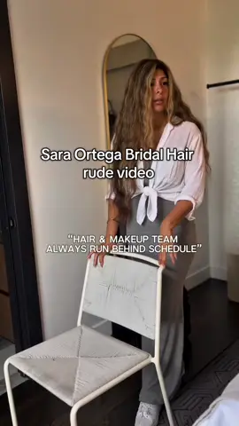 Sara Ortega has stated this was a skit, but this is video in case you were wanting to watch it! #saraortega #bridal #hair #viral #foryou #fyp