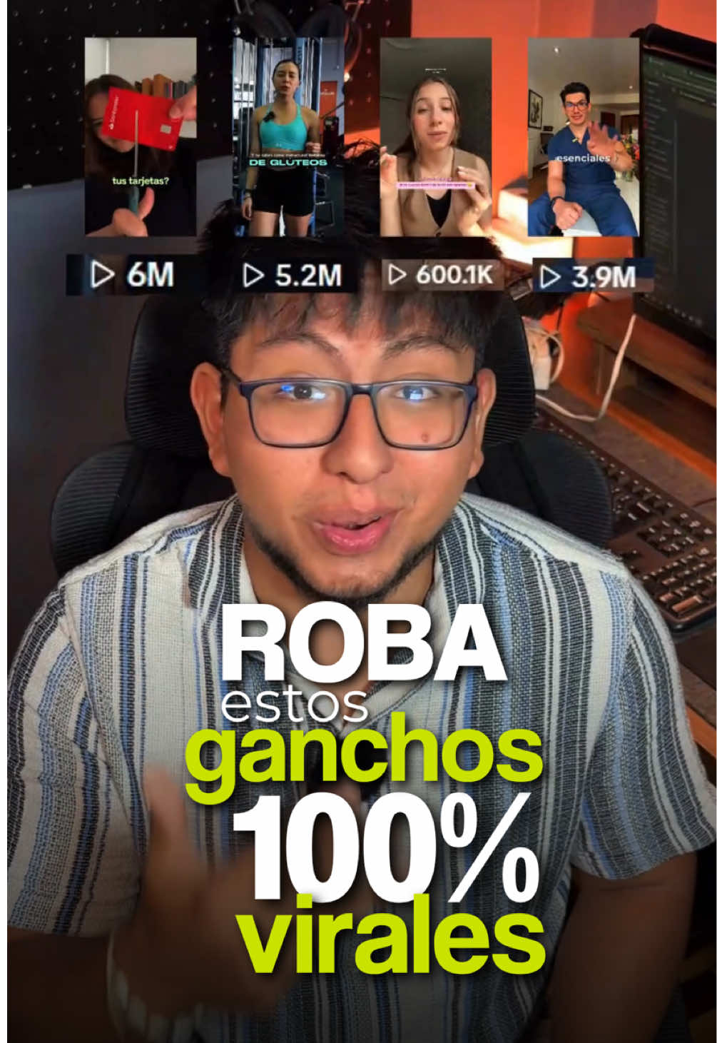Roba estos ganchos virales!🤫 👉Comenta HOOK y te envío mi lista de ganchos virales . . . #ganchoviral #hookviral #hook #growthtiktok #comoserviral #emprendimiento #creaciondecontenido #emprenderonline #emprendedora
