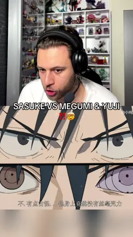 Sasuke Vs Megumi & Yuji ‼️🤯 Cr : Bai Xiaochun 2019  #naruto #narutoshippuden #sasuke #jjk #jujutsukaisen #megumi #yuji #sukuna #anime #fyp 