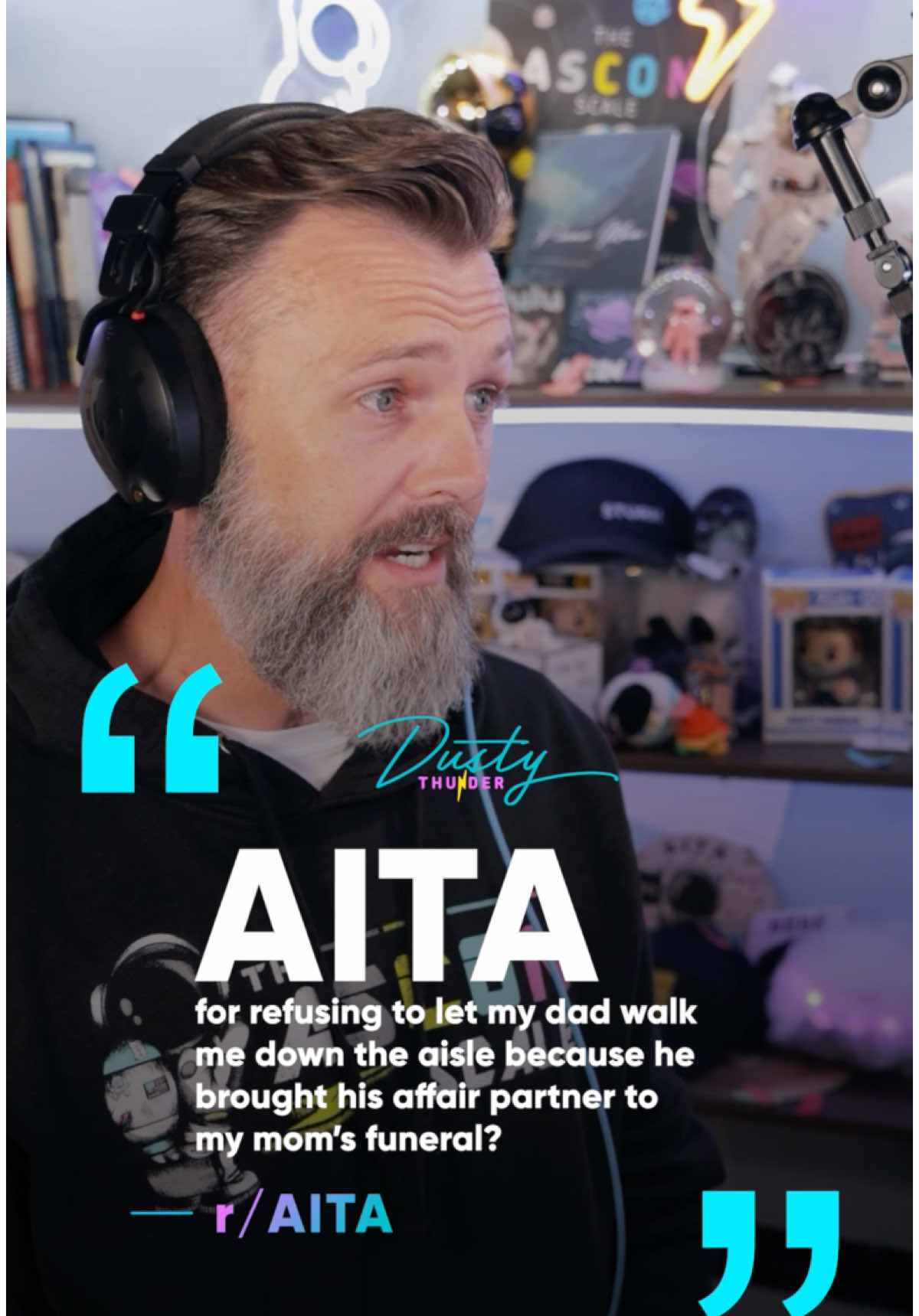 The one with the BROZO DAD… “AITA for REFUSING to let my dad walk me down the aisle because he brought his affair partner to my moms funeral?” #aita #storytime #aitareddit #dustythunder #wedding 