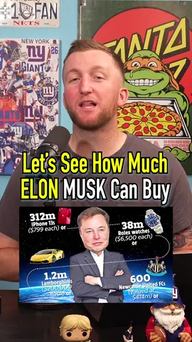 Seeing How Much Elon Musk Can Buy With All His Money! #fyp #elonmusk #money #rich #wealthy #billionaire 