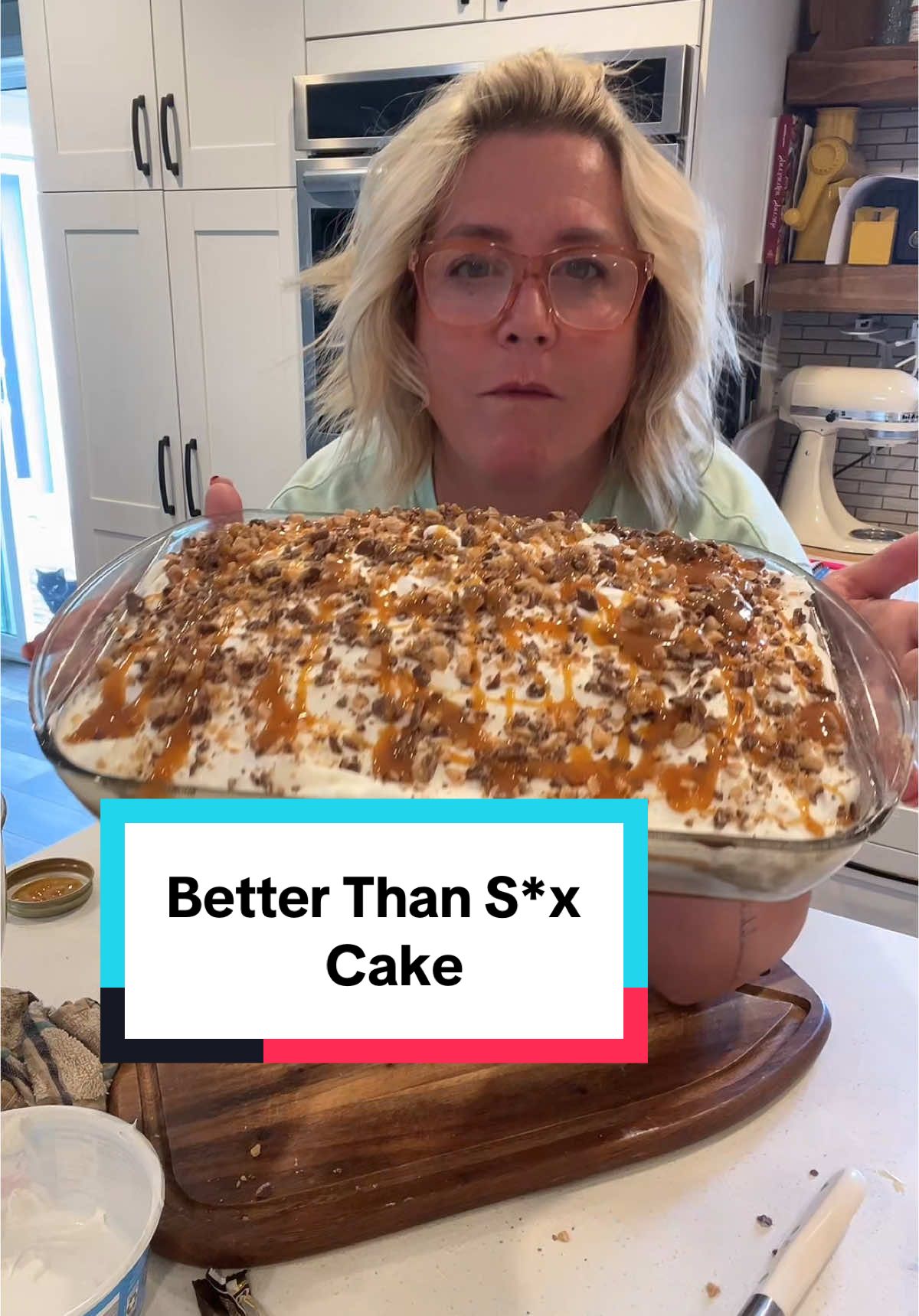 Quick and easy dessert for you - Better Than S*x Cake 😋😋😋 Trust me, this won't last long at your next gathering! #cake #easydessert #EasyRecipe #foodtiktok #snack 