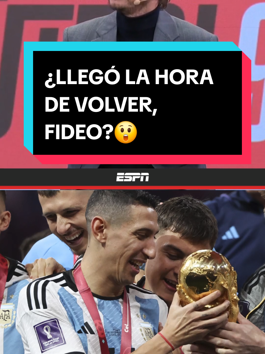 ¿LLEGÓ LA HORA DE VOLVER, FIDEO? 😲⚽️ Atención a lo que dijo Sebastián #Vignolo sobre el futuro de Ángel #DiMaría en... ¿#RosarioCentral? ▶️ Más #ESPNF90 en #DisneyPlus #TikTokDeportes #Fideo #vuelve #Rosario 