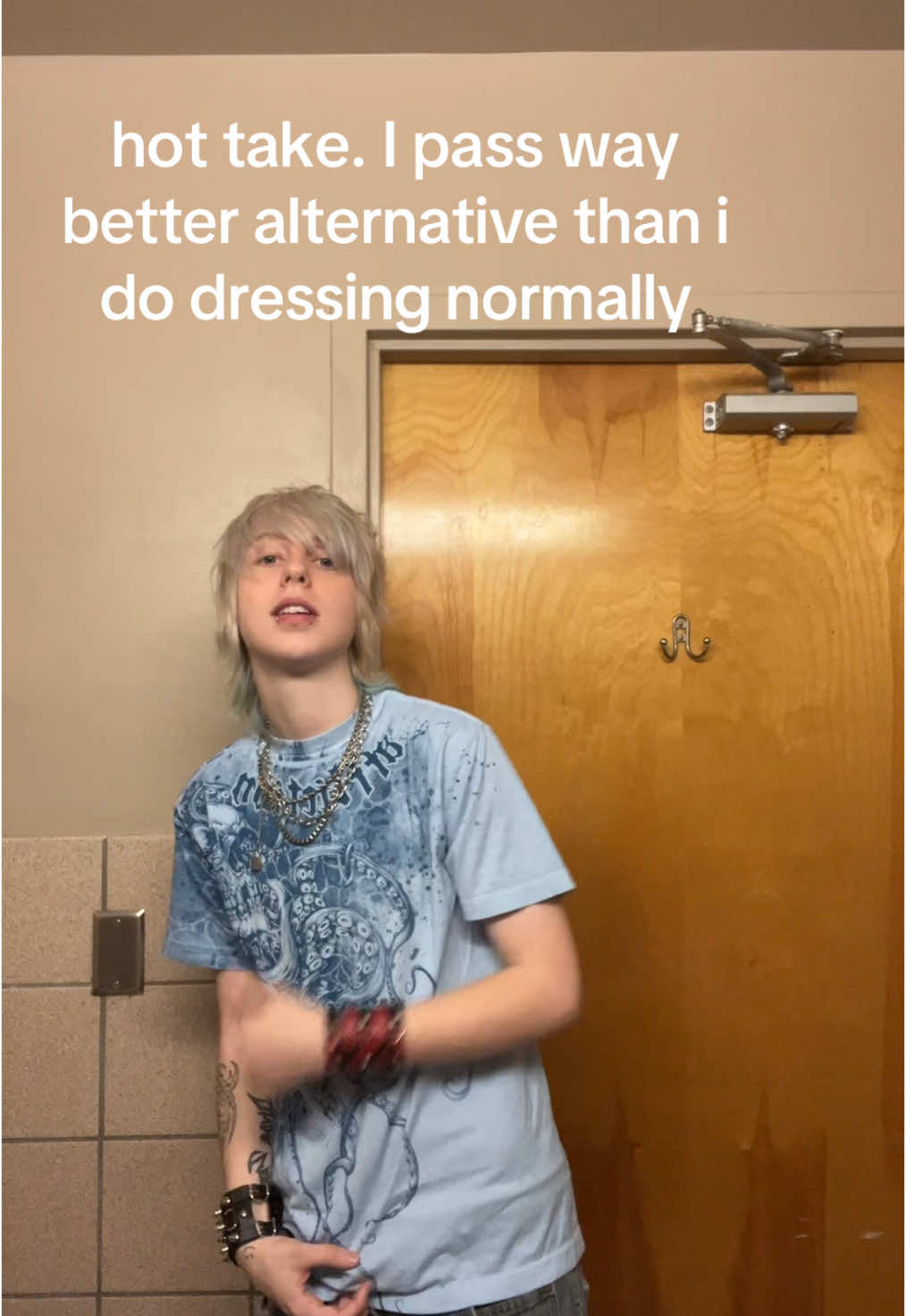 Im a transmed's worst nightmare #scene #emo #alt #alternative #fypシ #sws #sleepingwithsirens #trans #ftm #pret #transmed 