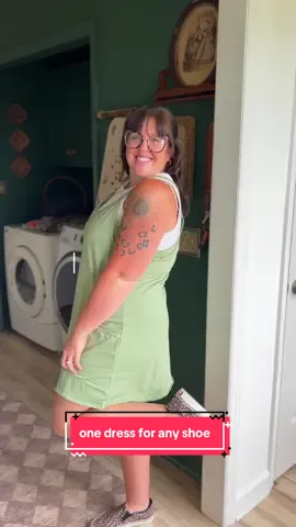 I think I pick VANS #romperdress #minidress #spagettistraps  #romper #dress #stretchy #comfort #momfit #casual 