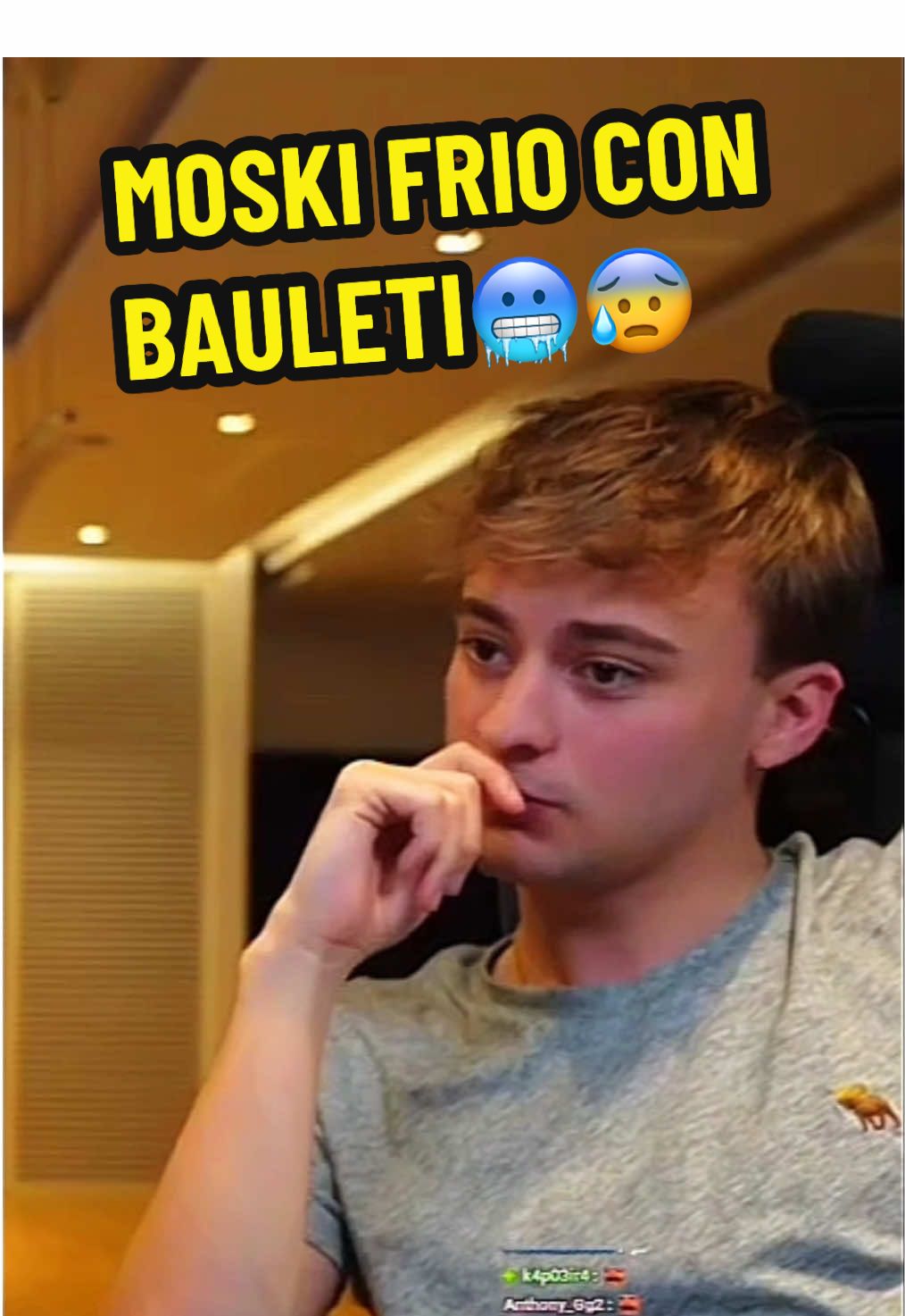 LA MOSCA FRÍO FRÍO CON BAULETI🥶😰#moski #mernuel #bauleti #clips #mernosketti 