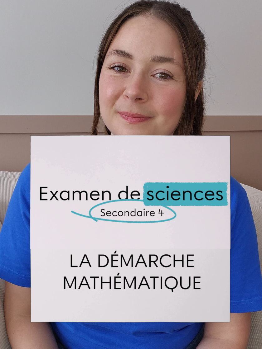 Un examen du ministère qui s’en vient? Savoir faire une démarche mathématique claire et structurée en sciences, c’est essentiel en secondaire 4. On t’explique les étapes en te donnant un exemple. Le plus important, c’est que la personne qui corrigera ton examen soit capable de suivre tout ton raisonnement. Enregistre cette vidéo et fais une capture d’écran de la fin! ✅ #examen #ministère #Science #énergie #électrique #démarche #mathématiques #secondaire4