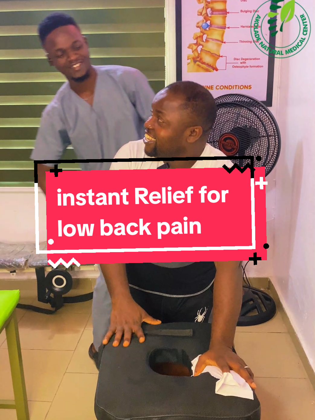 When expectation meets reality! ⚡⚡⚡ Saying goodbye to back pain with our chiropractic care , the smiles says it all. Book your appointment now! WhatsApp: 08121254267  #backpainrelief #chiropracticcare #PainFree #Wellness #abeokuta #chiropractorinabeokuta #chiropractorinnigeria #chiropractor #chiropractornearme #chiropractic #chiropracticcare #BackPain #backpain #backpainrelief #sharppain