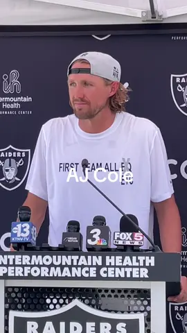 Las Vegas Raiders punter AJ Cole on working with the new team staff and HC Pete Carroll #raiders #lasvegasraiders #raidernation #nfl #nflfootball #nfltiktok #sportsphotographer #nflnews #sportsmedia 