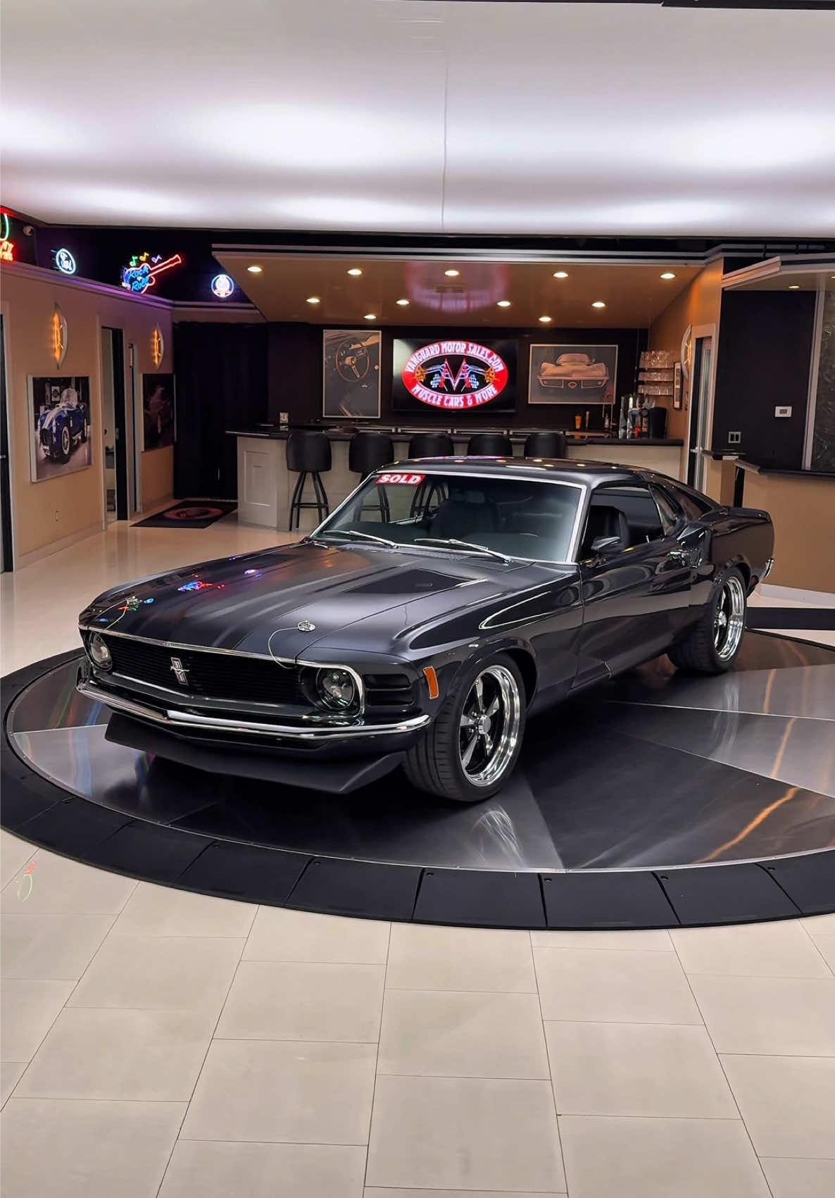 John Wick called… he wants his car back 😳🔥 This badass 1970 Ford Mustang Boss 302 Restomod has sold and is heading to its new owner soon!