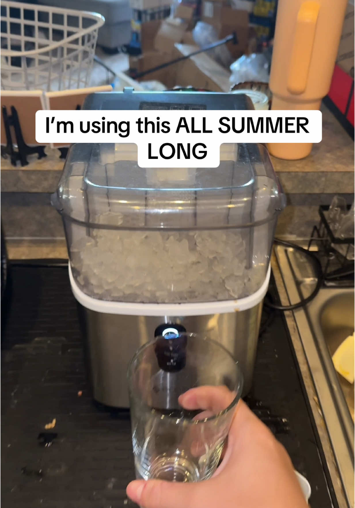 The best summer purchase #icemaker #nuggetice #ice #Summer #drinks 