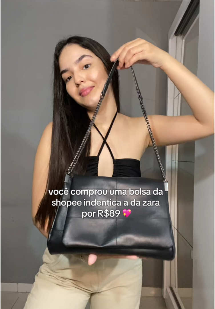 Comprei uma bolsa da zara pela shopee 💖