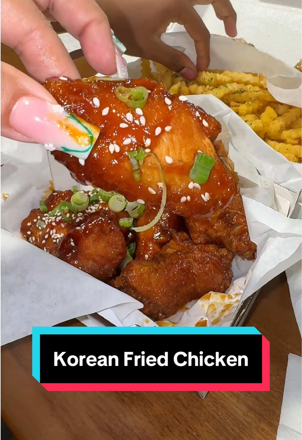 Korean fried chicken 🔥🔥🔥  BBQ CHICKEN 4276 Spring Mountain Rd #103a, Las Vegas, NV 89102 #vegasfood #koreanfriedchickenlasvegas #hmartfood #placestoeatinlasvegas #chickenwings #koreanfoodlasvegas 