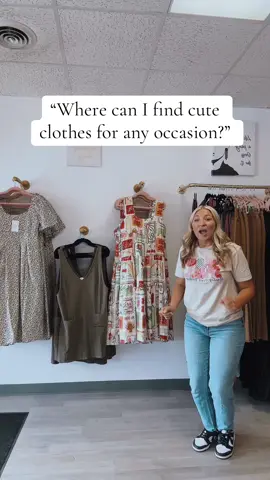 ALWAYS come here and get your outfit for any occasion!!🛍️💗 #shopping #SmallBusiness #fypシ゚viral #boutique #loveit #shoplocal 
