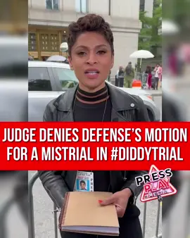 #pressplay▶️: The Judge has denied the defense’s motion for a mistrial in the #diddytrial. 🎥: @cbsnews