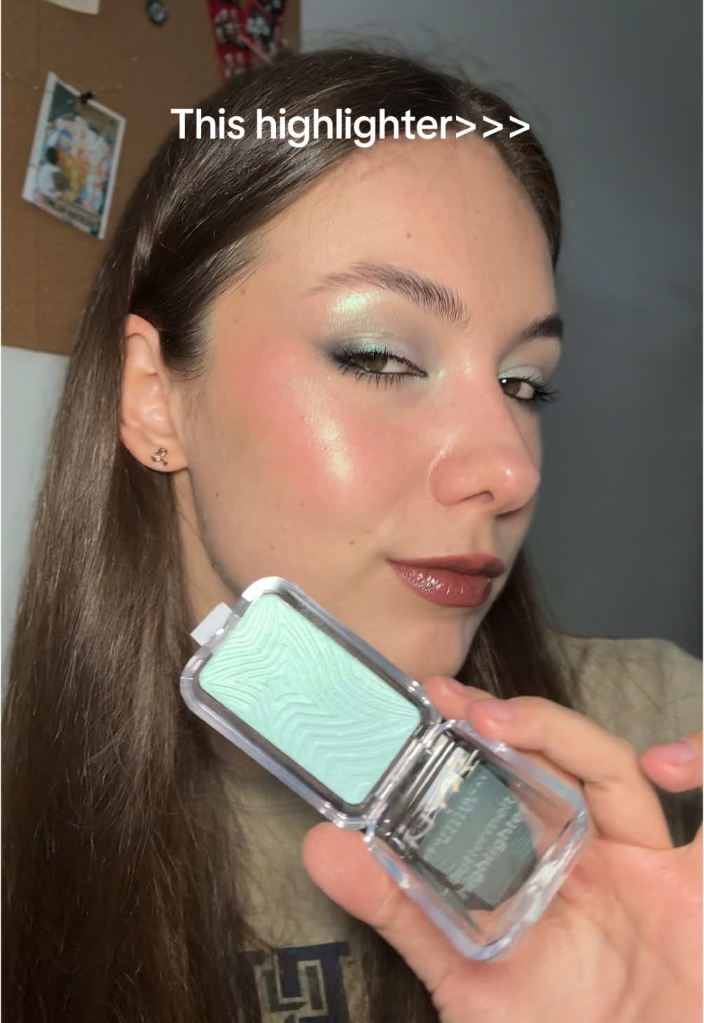 @NYX Professional Makeup #nyxcosmetics #nyxhighlighter #greenhighlighter 